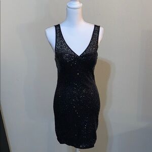 Love Reign sequin Black dress
